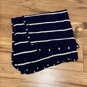 Navy and White Stripe Lou Lou & Co Swaddle